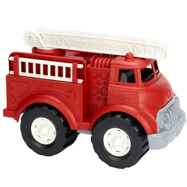 Green Toys Fire Truck With Rotating Ladders - Made From 100% Recycled Plastic