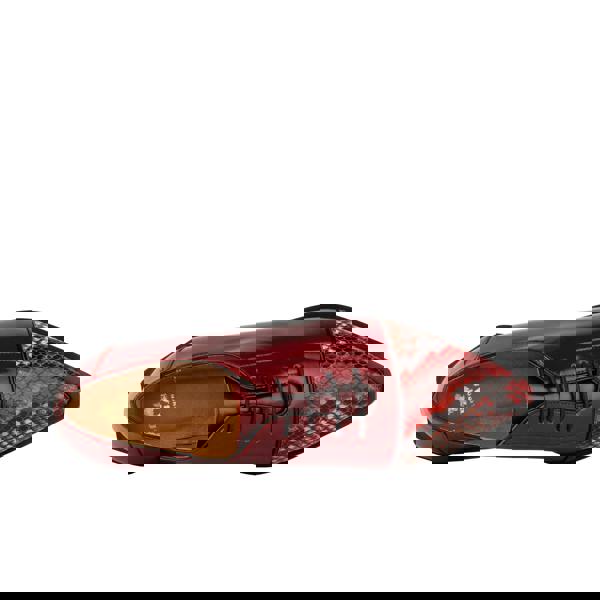 Embassy London Sloan - Red - Women's Leather Oxford with Snakeskin toe