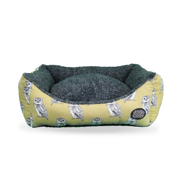 Snug and Cosy Pets Owl Print bed