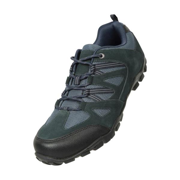 Mountain Warehouse Mens Outdoor III Suede Walking Shoes - Navy - 