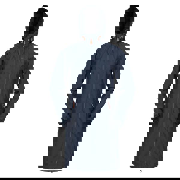 Mountain Warehouse Womens/Ladies Ioana Longline Soft Shell Jacket - Navy