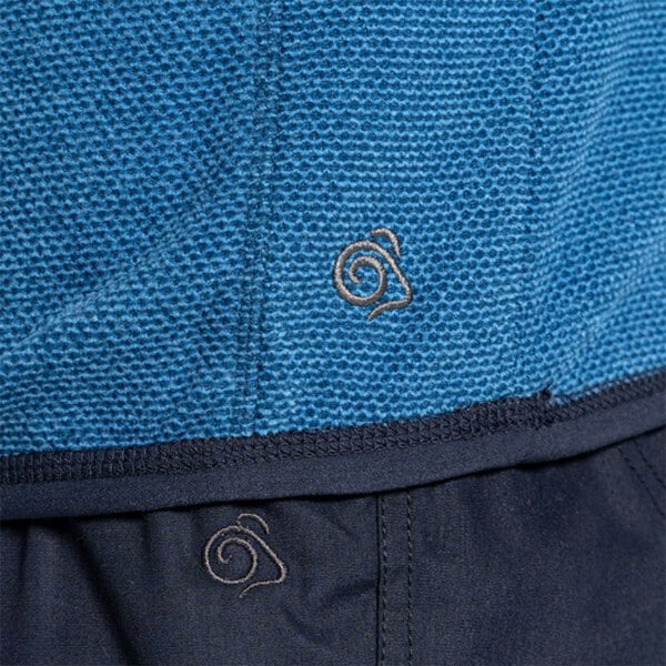 Craghoppers Men's Expert Active Marl Half Zip Fleece Top - Poseidon Blue