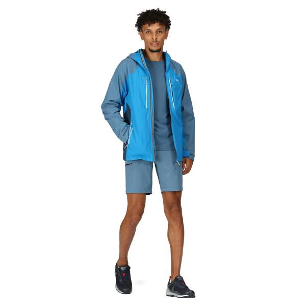 Regatta Mens Raddick Waterproof Jacket - Indigo Blue/Stellar - 