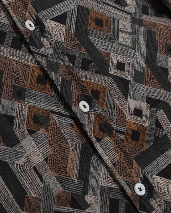 Steel & Jelly Limited Edition Slate Aztec Slim Fit Shirt