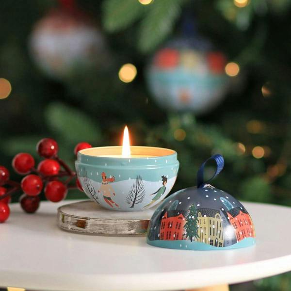 Heart & Home Baubles & Berries - Tin Candle