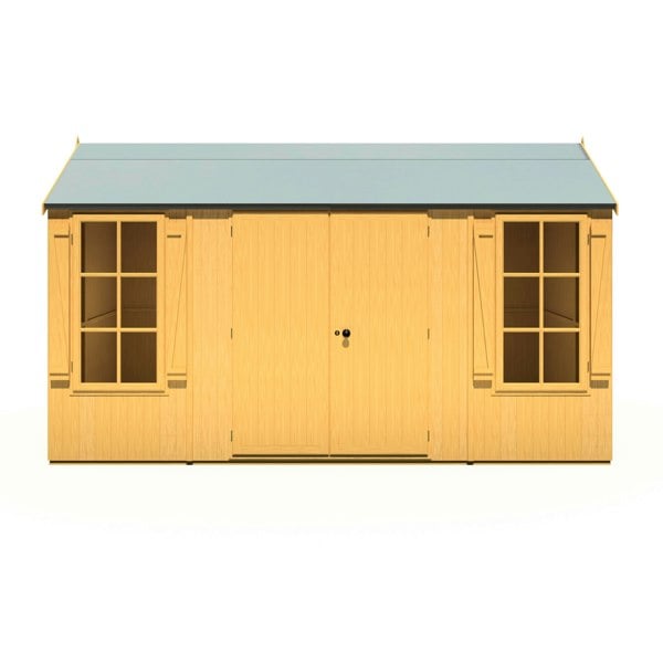 Shire Holt Apex Garden Shed Shiplap Double Door 13x7 - Best Shed