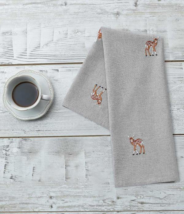 M.M Linen Woodland Wanderers Tea Towel