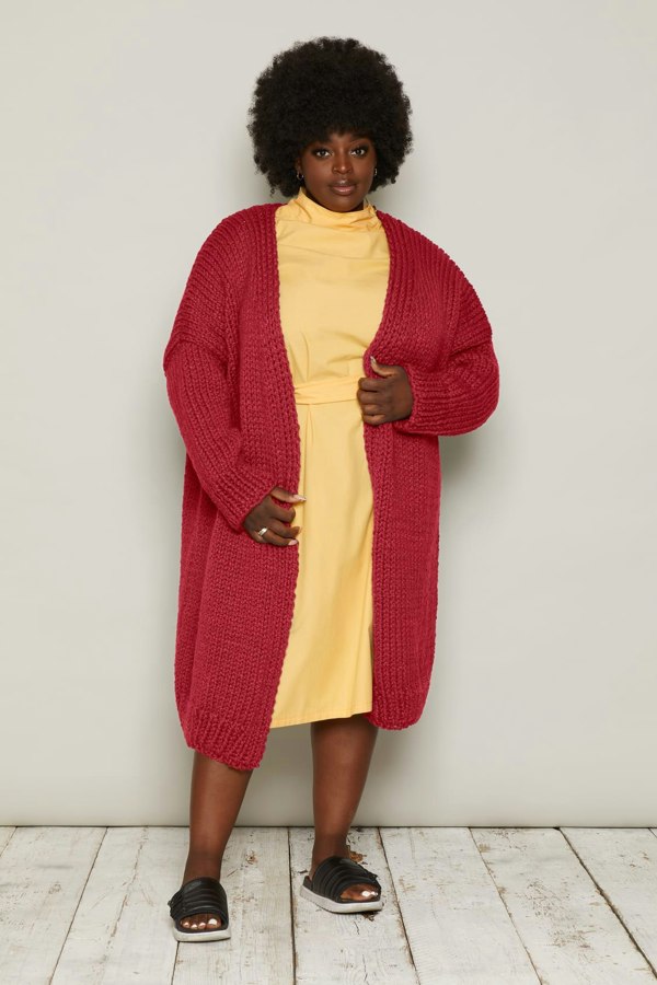 Bo Carter Lena Cardigan - Berry