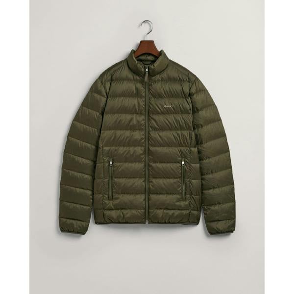 Gant Mens Lightweight Down Jacket - Green - 