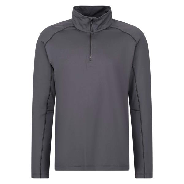 Regatta Mens Core Stretch Half Zip Midlayer - Seal Grey - 