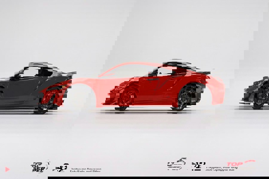 TSM Acura NSX Type S 2022 130R Curva Red 1:18 TSM TS0422