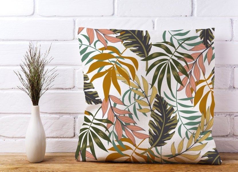 Warren Reed Tropical Leaves Cushions