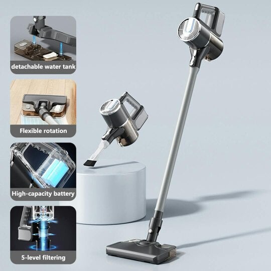 Havendro Cordless Vacuum Cleaner Upright Lightweight Handheld Bagless Home Tool