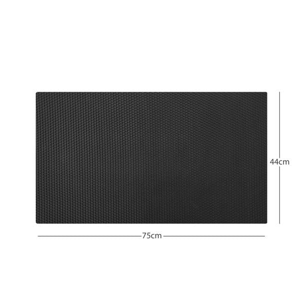 Nicoman Hexagon Pattern Heavy Duty Rubber Door Mat