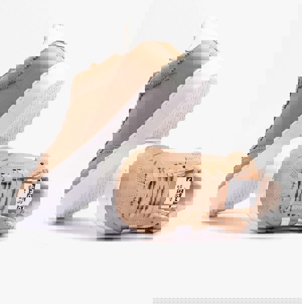 Victoria BERLIN SPLIT LEATHER & NYLON Womens Trainers Taupe