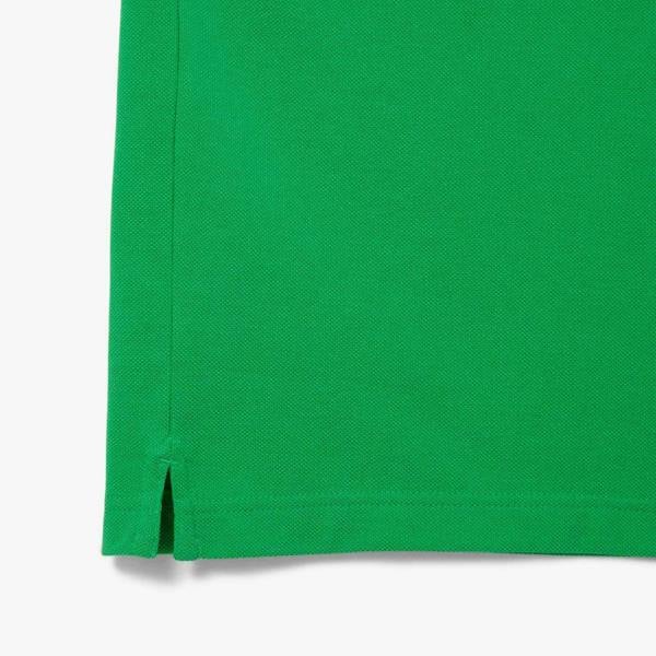Lacoste Mens L.12.12 Pique Slim Polo Shirt - Dark Green - 