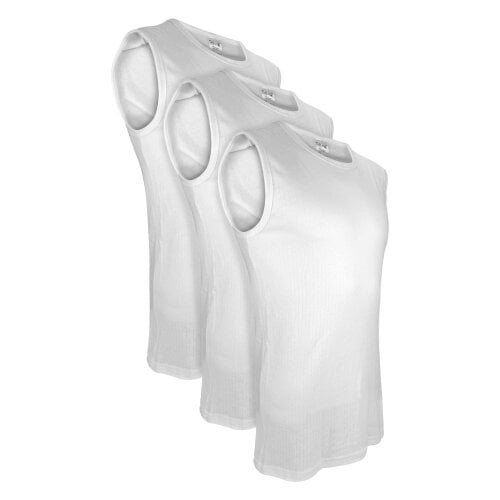 THMO Mens 3 Pack Sleeveless Thermal Vests Winter Base Layer Underwear