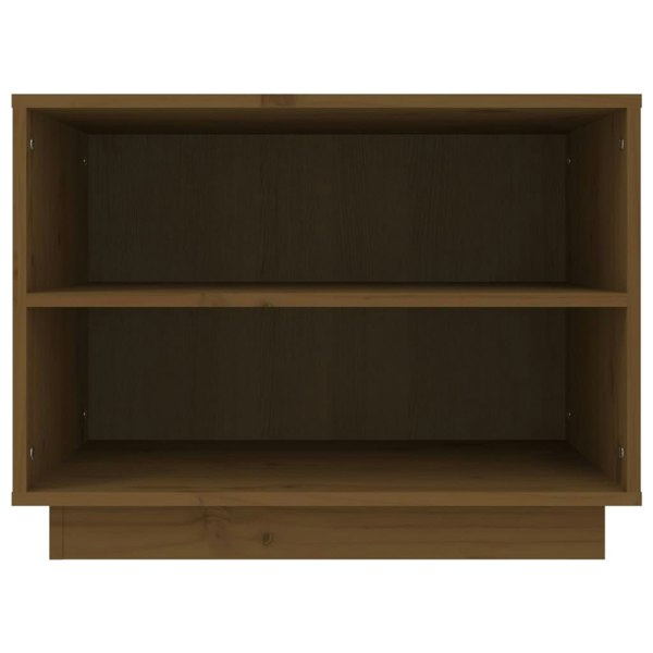 Berkfield Shoe Cabinet Honey Brown 60x34x45 cm Solid Wood Pine