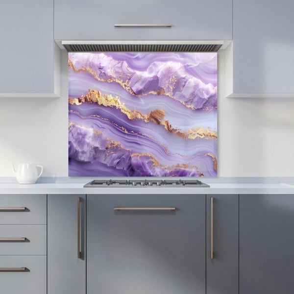 Warren Reed - Designer Light Purple Marble Effect Kitchen Splashback