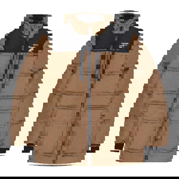 Reebok Mens Plain Puffer Jacket - Timber - 