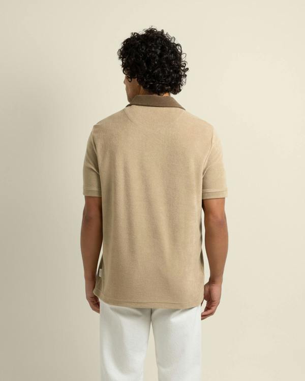 Larsson & Co Jesper - Terry Resort Collar Polo Shirt