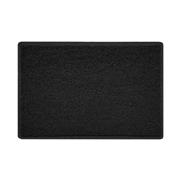 Nicoman Indoor/Outdoor Spaghetti Doormat Plain - Black