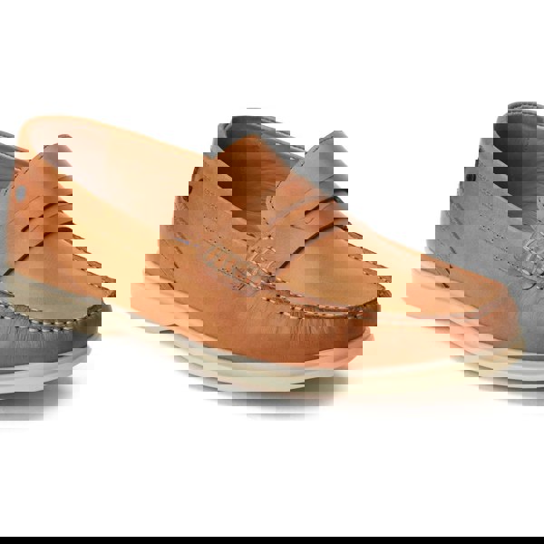 Base London Marlin Leather Men's Burnt Tan Loafers