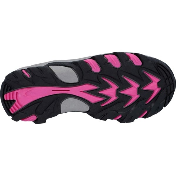 Hi-Tec Blackout Low Polyester Soft Shell Girls's Dark Forest/India Ink/Pink Hiking Boots