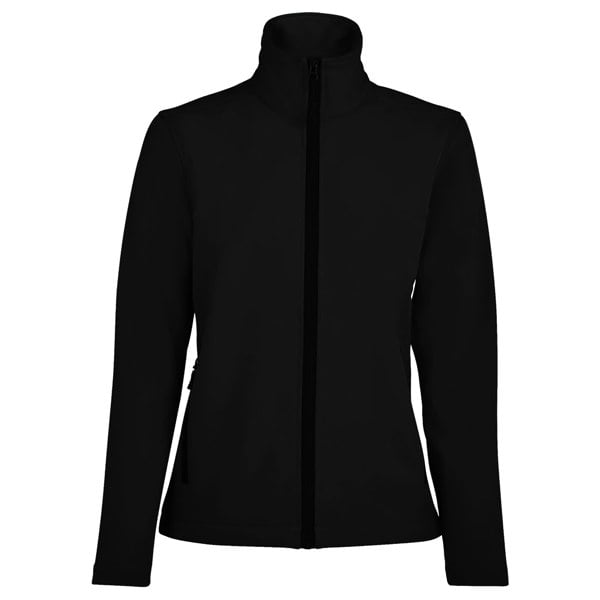 SOLS Womens Race Full Zip Water Repellent Softshell Jacket - Black