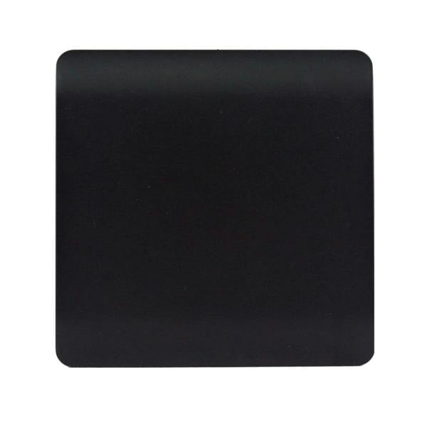 Trendi Switch Single Blanking Plate in Matt Black