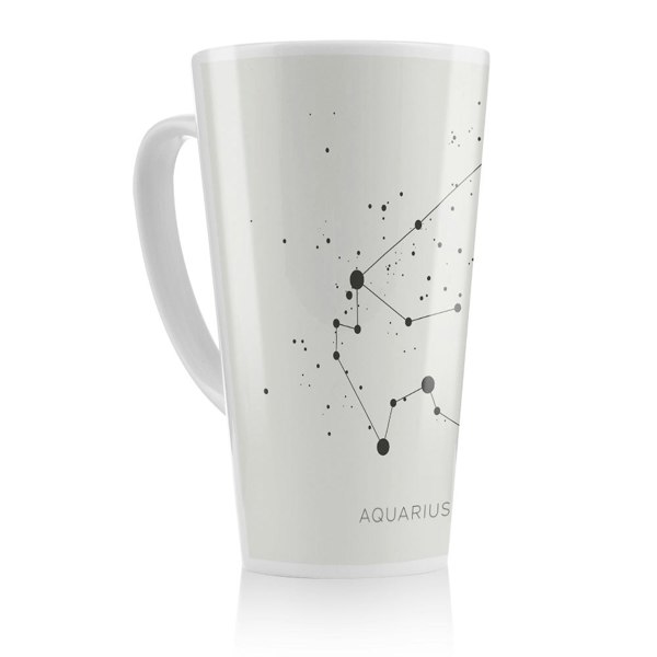 Benjamin Tate Design Star Constellation Zodiac Aquarius Dining Latte Mug
