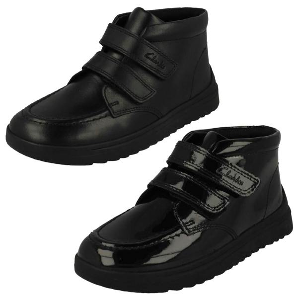 Clarks Childrens Clarks Ankle School Boots Goal Strap K