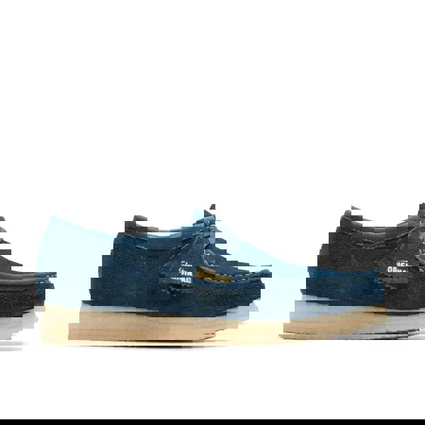 Clarks Mens Wallabee Suede Shoes - Navy