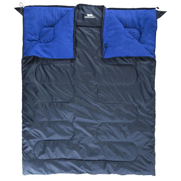 Trespass Catnap 3 Season Double Sleeping Bag - Navy - 