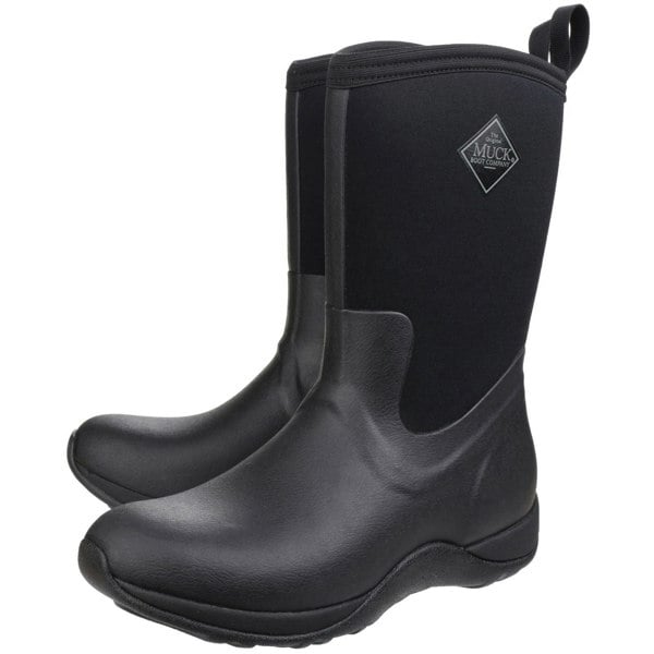 Muck Boots Arctic Weekend Pull On Women's Wellington Boots in Black