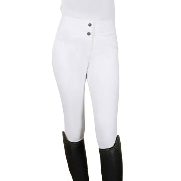 Coldstream Womens Fenham Diamante Breeches - White