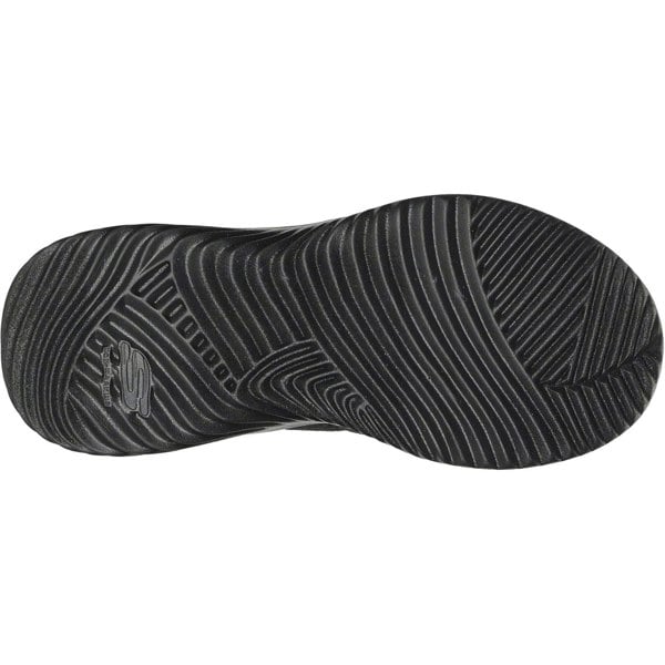 Skechers Bounder Baronik Textile Boys Black Trainers