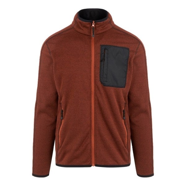 Regatta Men's Kitom Full Zip Fleece Jacket - Red Ochre Marl