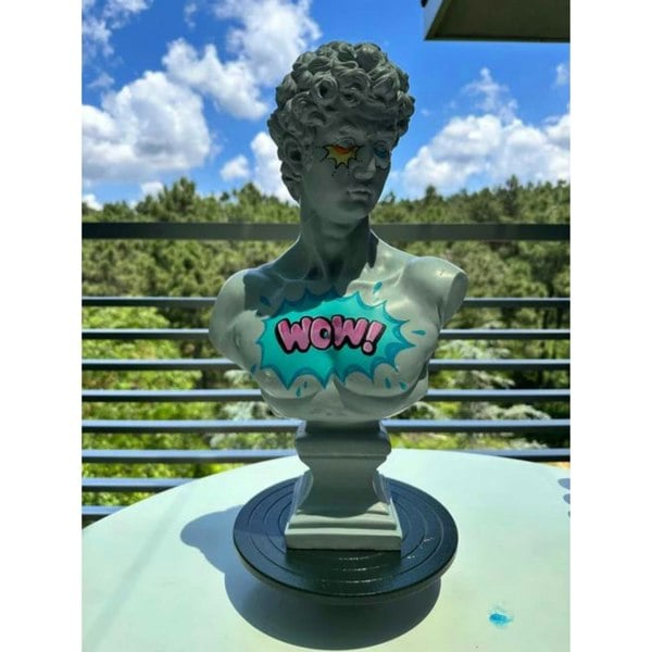 Artchi Groovy David: The Funky Bust Sculpture 1/1