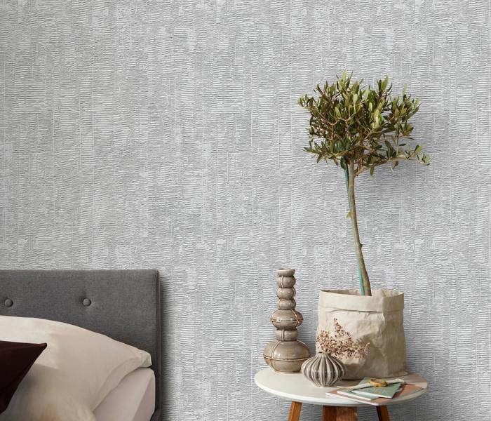 Raffia Weave  - Blown vinyl in anthracite