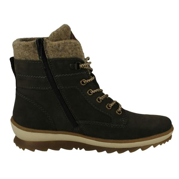 Remonte Ladies Remonte Cuff Detailed Warm Lined Ankle Boots R8477