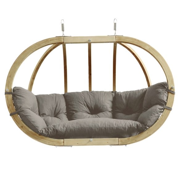 Amazonas Globo Royal Taupe Double Seater Hanging Egg Chair