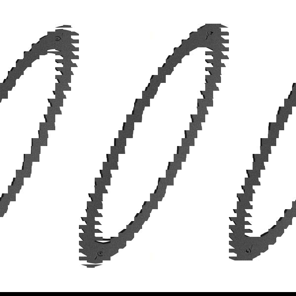 Matt black house number 0