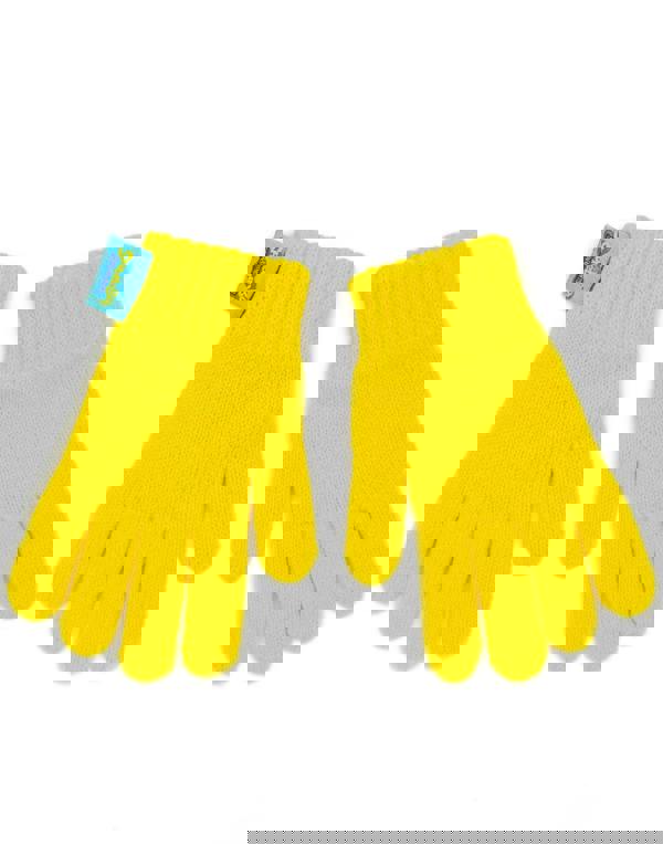 SpongeBob SquarePants Unisex Kids Yellow Beanie and Gloves Set (One Size) [dis]