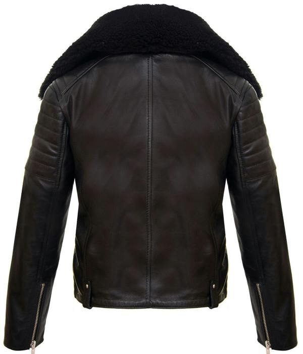 Infinity Leather Kids Jackets Boys 100% Leather Detachable Collar Biker Jackets (3-13 Years)