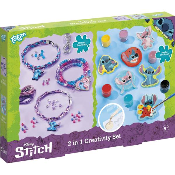 Stitch 2 in 1 Creativity Set - Blue