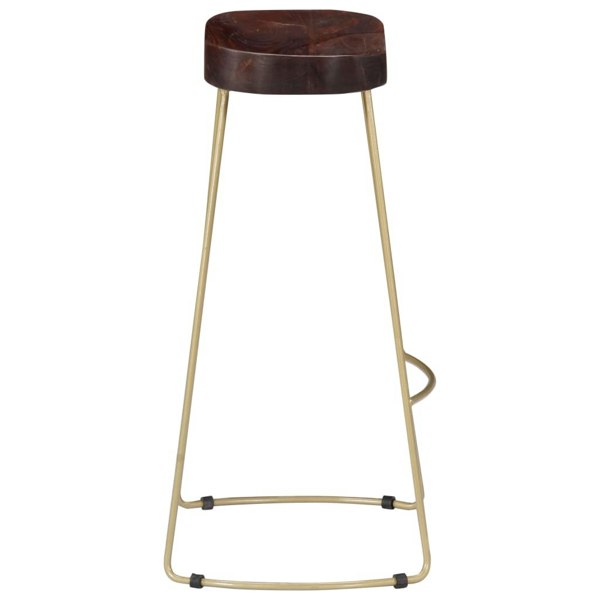 Berkfield Gavin Bar Stools 2 pcs Solid Mango Wood