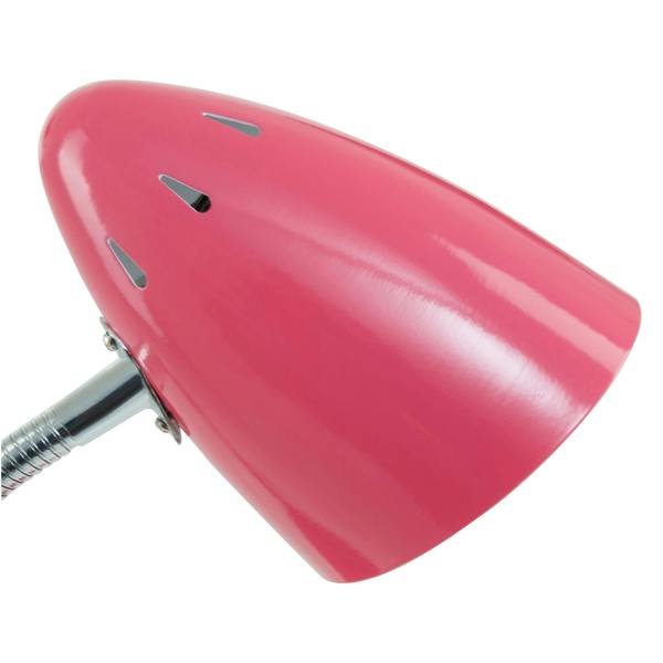 Maison by Premier Flexi Pink Gloss Desk Lamp