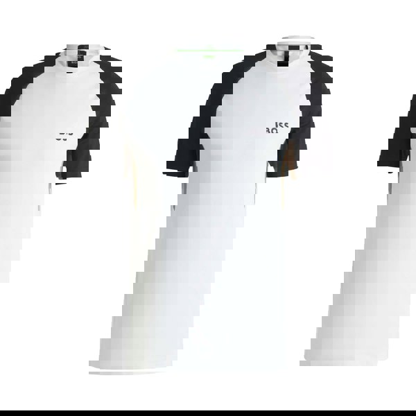 Boss Mens Active Colour Block T-Shirt - White/Black