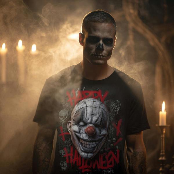 Spiral Direct HAPPY HORROWEEN - T-Shirt Black